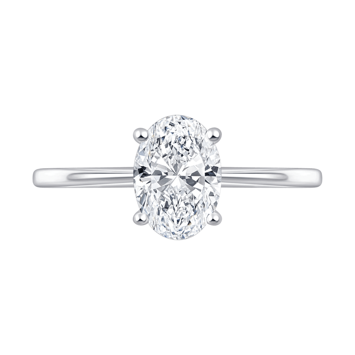 Ami Oval (whitegold)