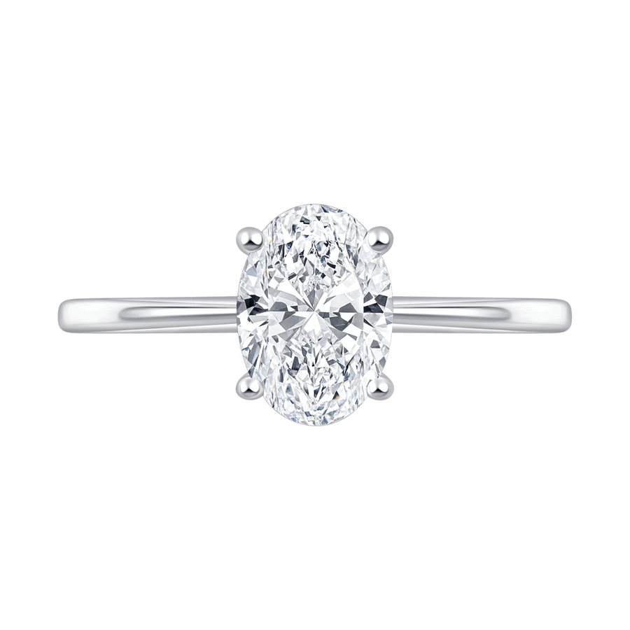 Ami Oval (whitegold)