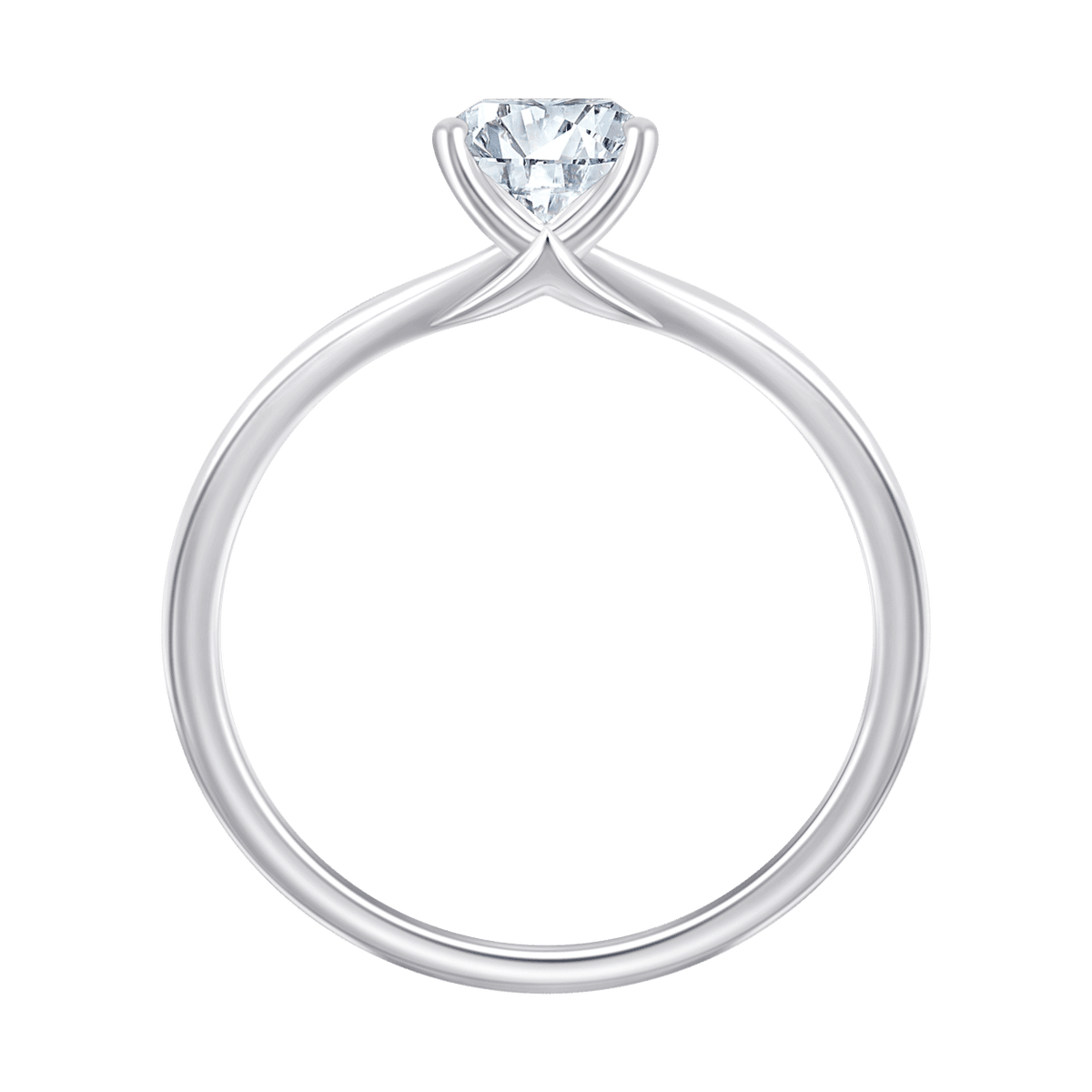 Ami Oval (whitegold)