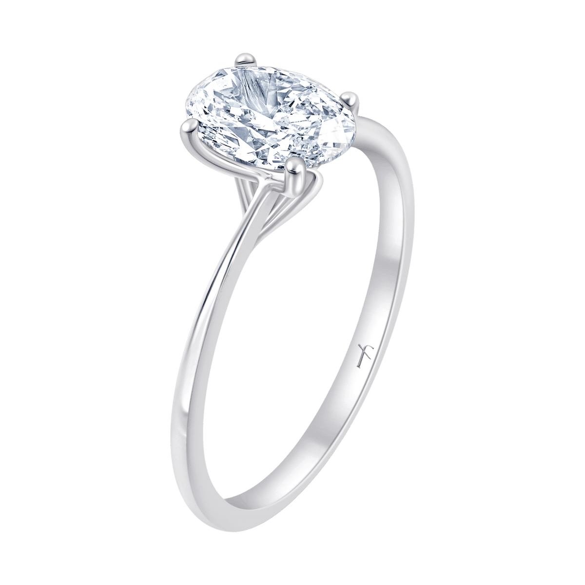 Ami Oval (whitegold)