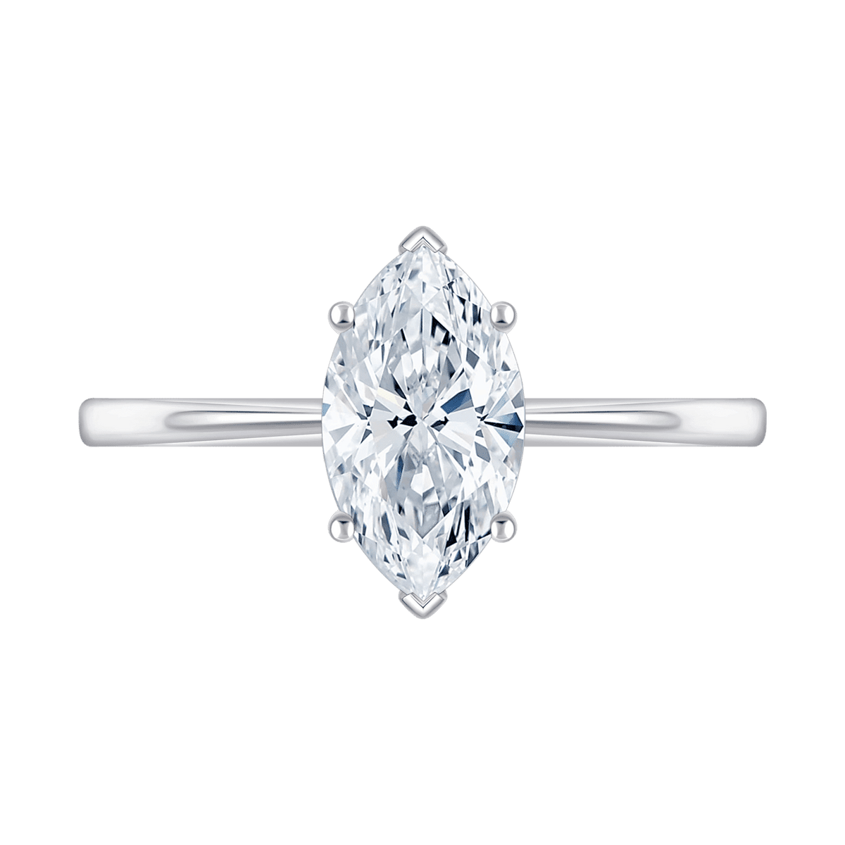 Ami Marquise (whitegold)