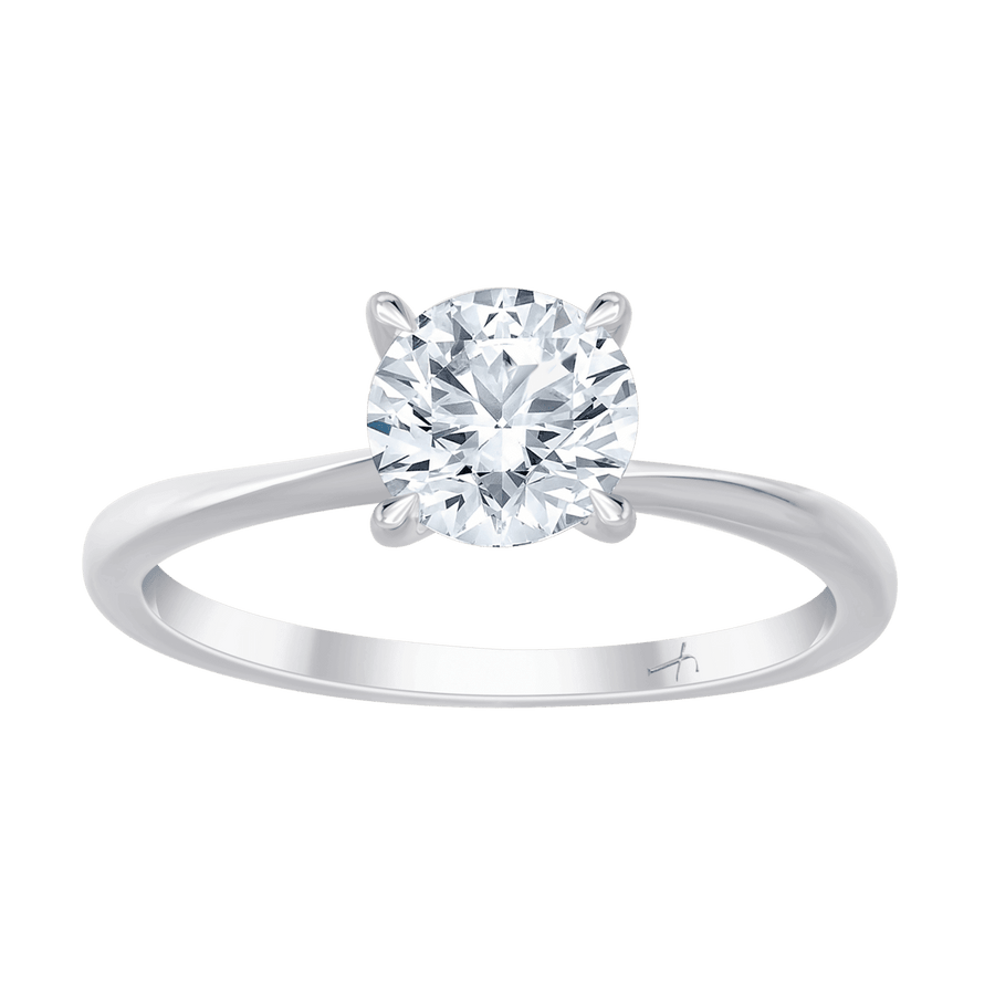 Ava Round (whitegold)