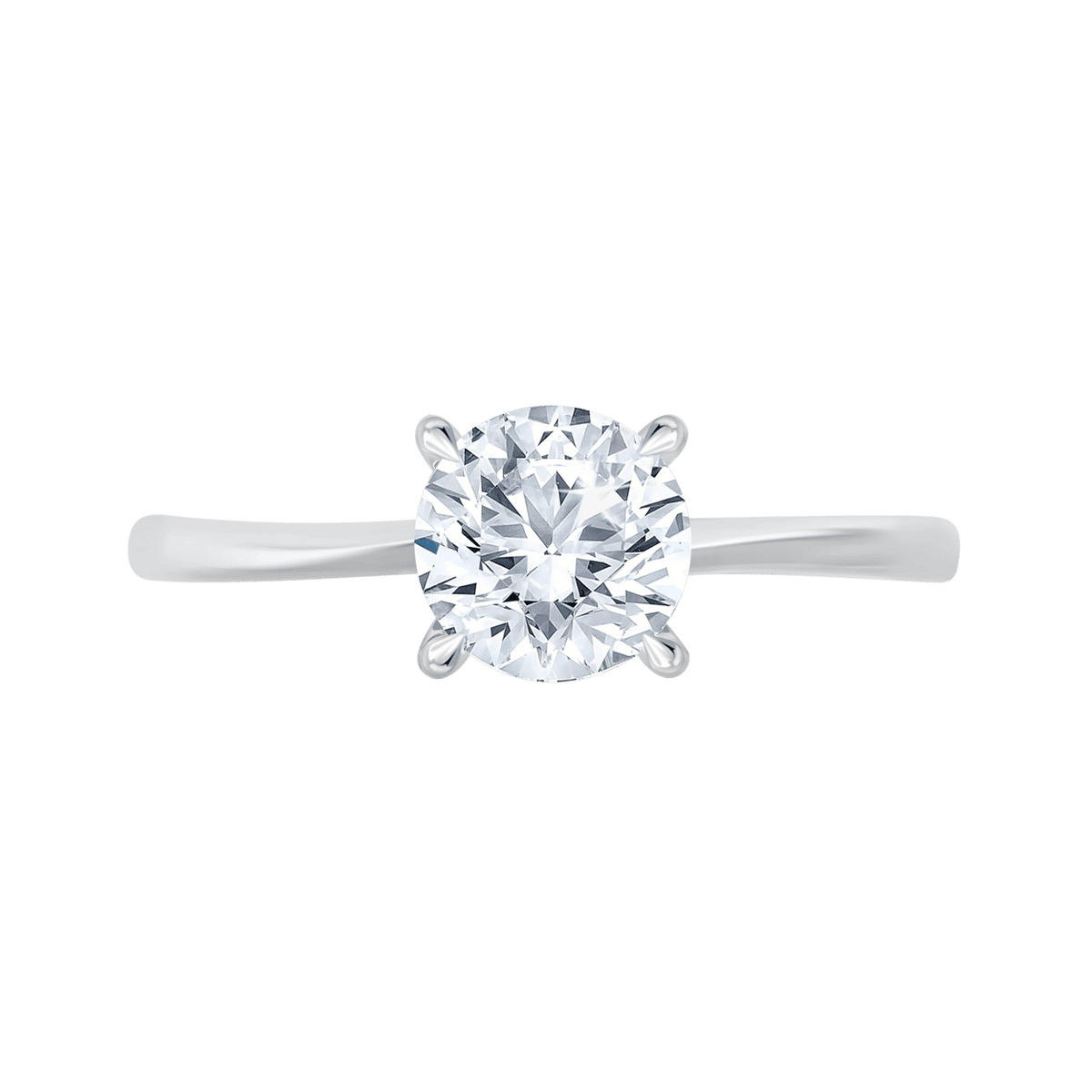 Ava Round (whitegold)