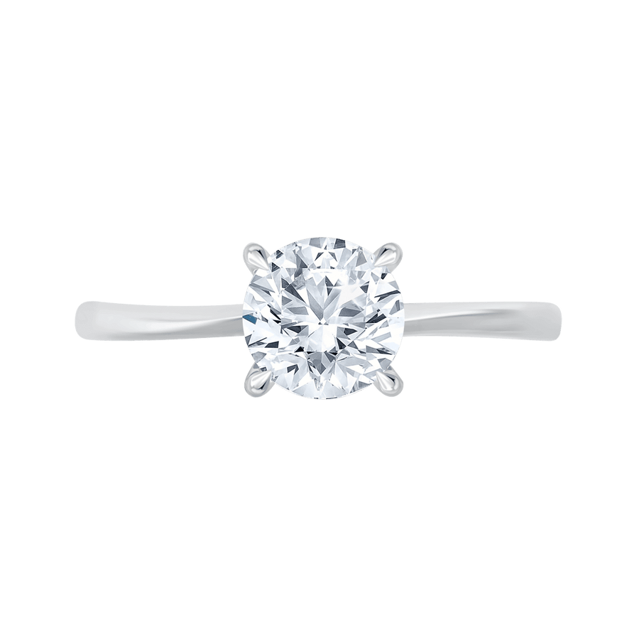 Ava Round (whitegold)