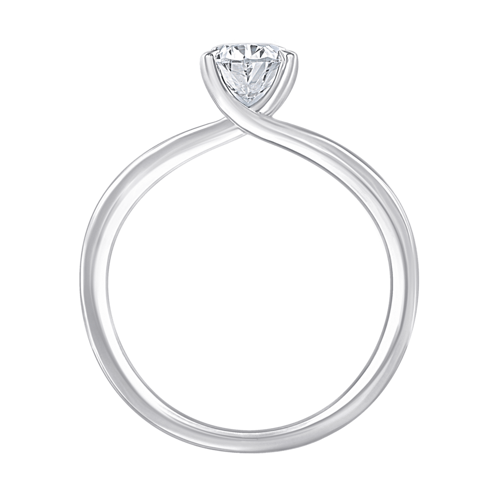 Ava Oval (whitegold)