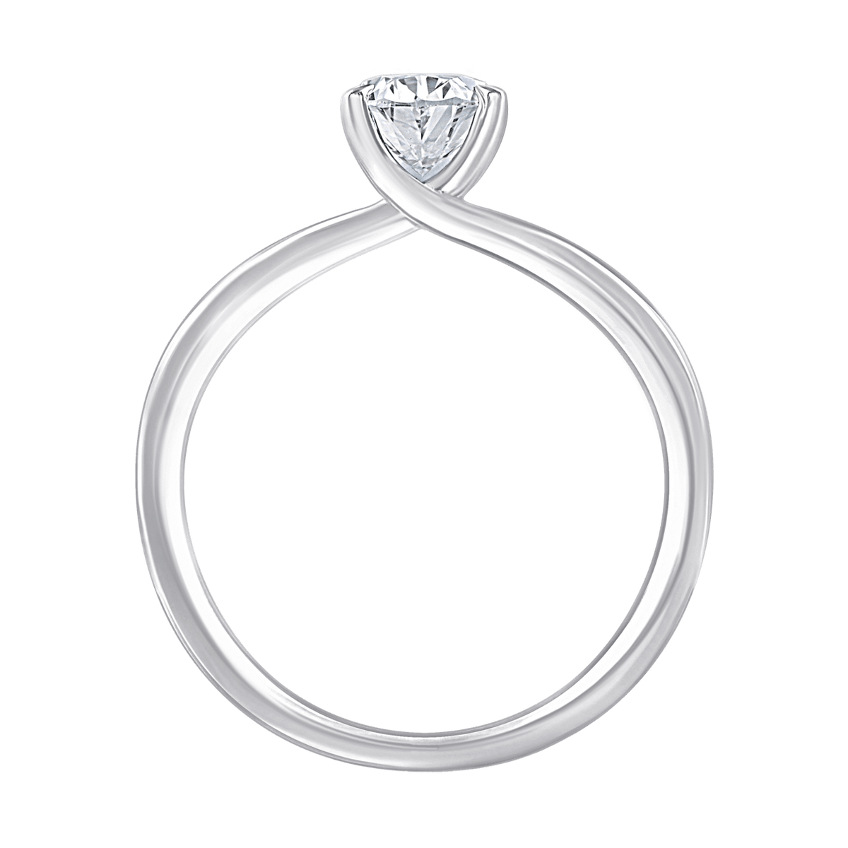 Ava Oval (whitegold)