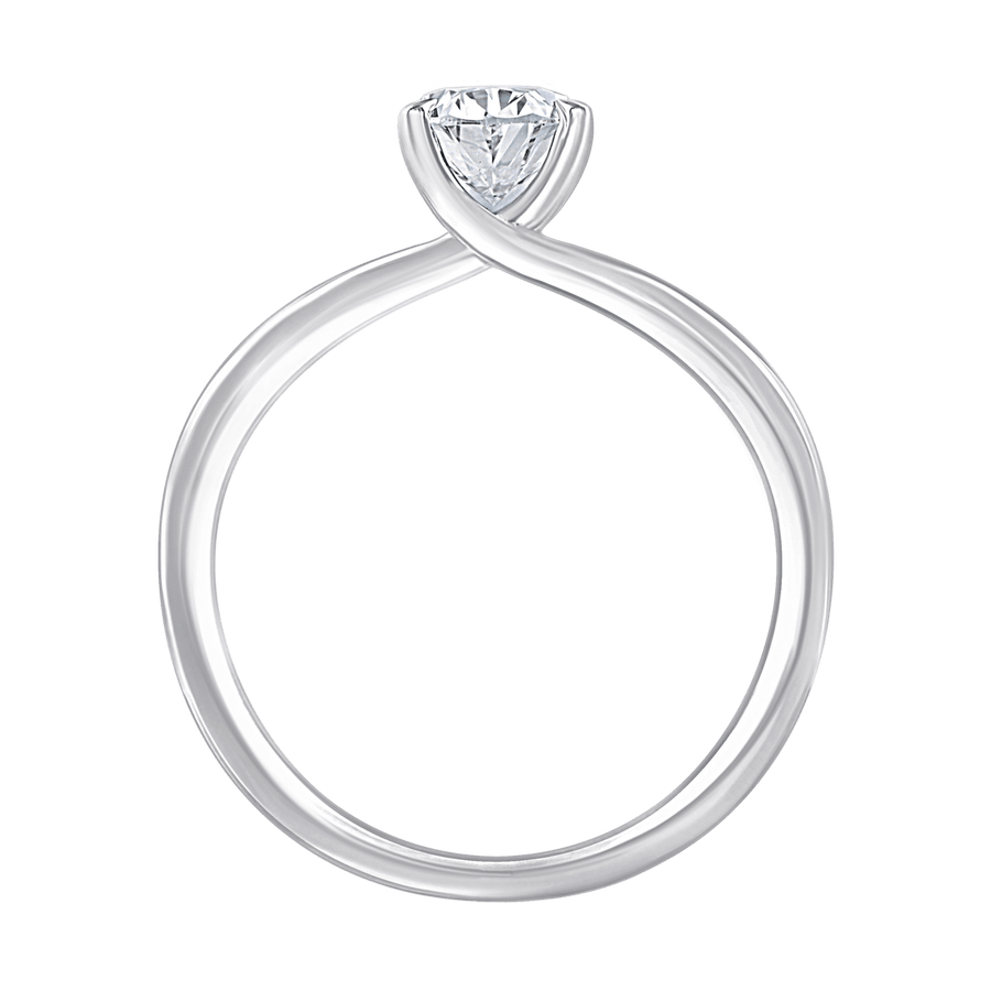 Ava Oval (whitegold)