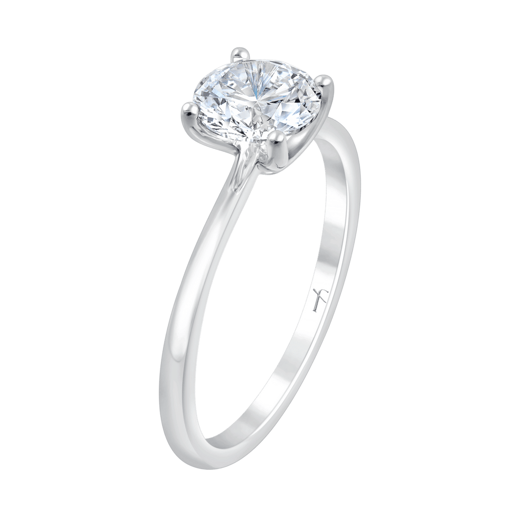 Ari Round (whitegold)